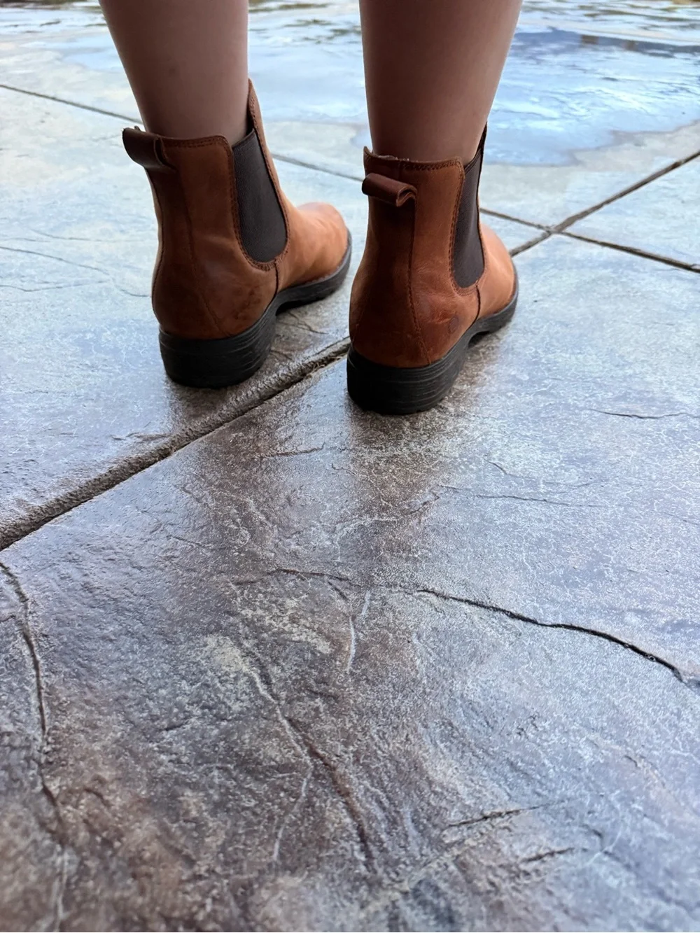 Born Chestnut Brown Leather Chukka Boots